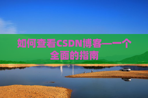 如何查看CSDN博客—一个全面的指南